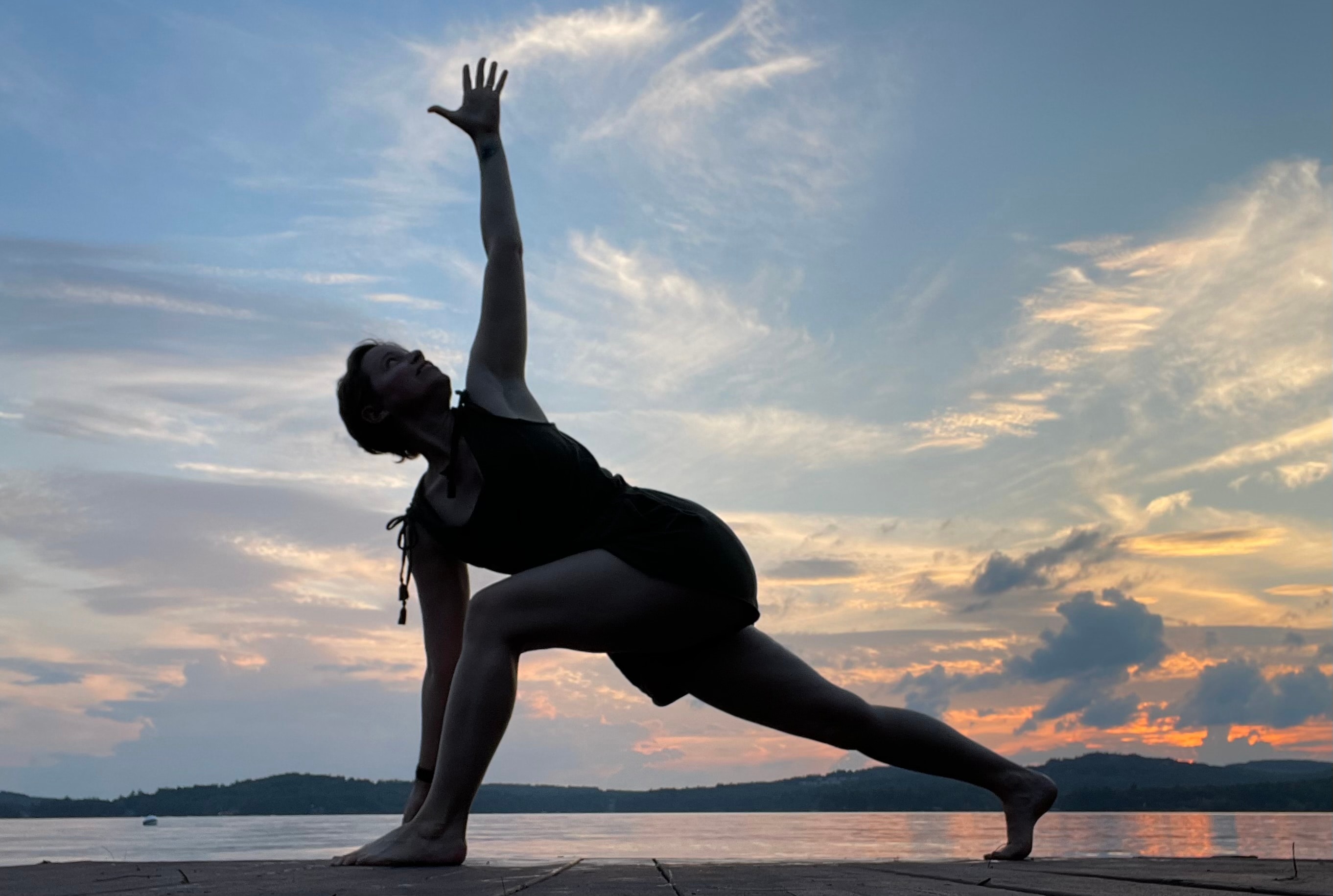 Women in a mindfulness preparation session